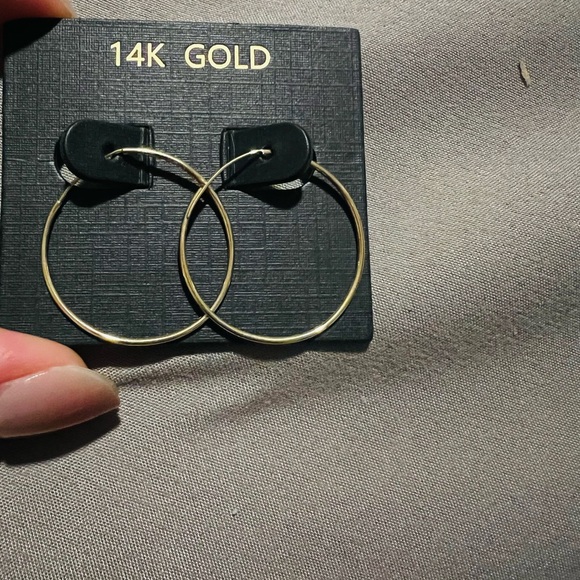 Jewelry - 14K Gold Hoop Earrings